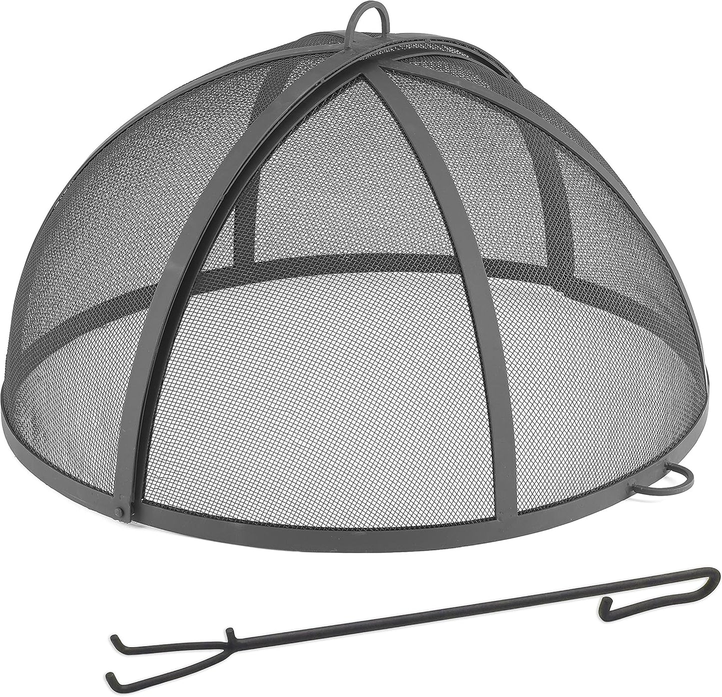 Good Directions 774 Heavy Duty Pit Spark Fire Screen Hinged for Easy Access, 24 Inch