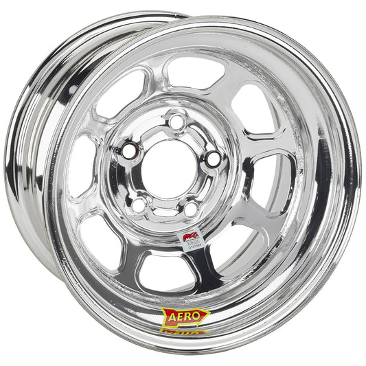 AERO 52 Series 15 x 8 Chrome IMCA Certified Wheel, 3 Offset 5x5