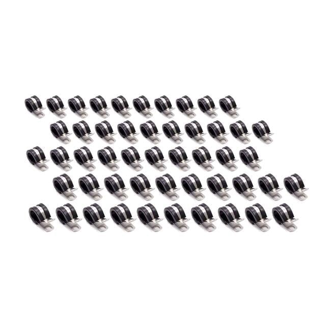 Allstar Performance 1/2 in ID Aluminum Adel Line Clamp 50 pc P/N 18303-50
