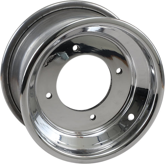 AMS Spun Polished Aluminum Rear Wheel 10x8 4/115 3+5 (261-108115P3)