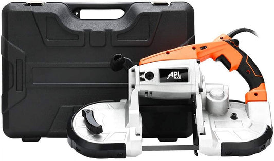 APLMAN Band Saw 5-Inch10-Amp Deep Cut Portable BandSaw for Wood Variable Speed Handheld Band Saw for Metal
