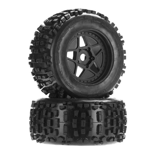 ARRMA AR510092 dBoots Backflip MT 6S Tire Wheel Set ARAC8795 RC Tire