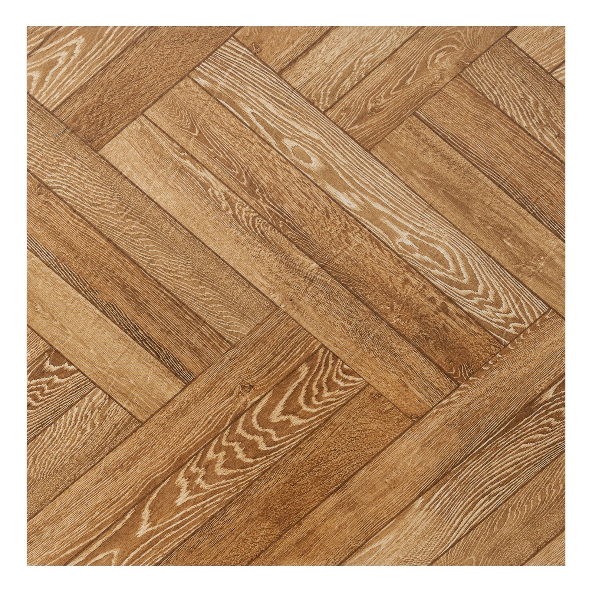 Achim Retro 12" x 12" 1.5mm Peel & Stick Vinyl Floor Tiles, 20 Tiles/20 sq. ft., Blonde Herringbone