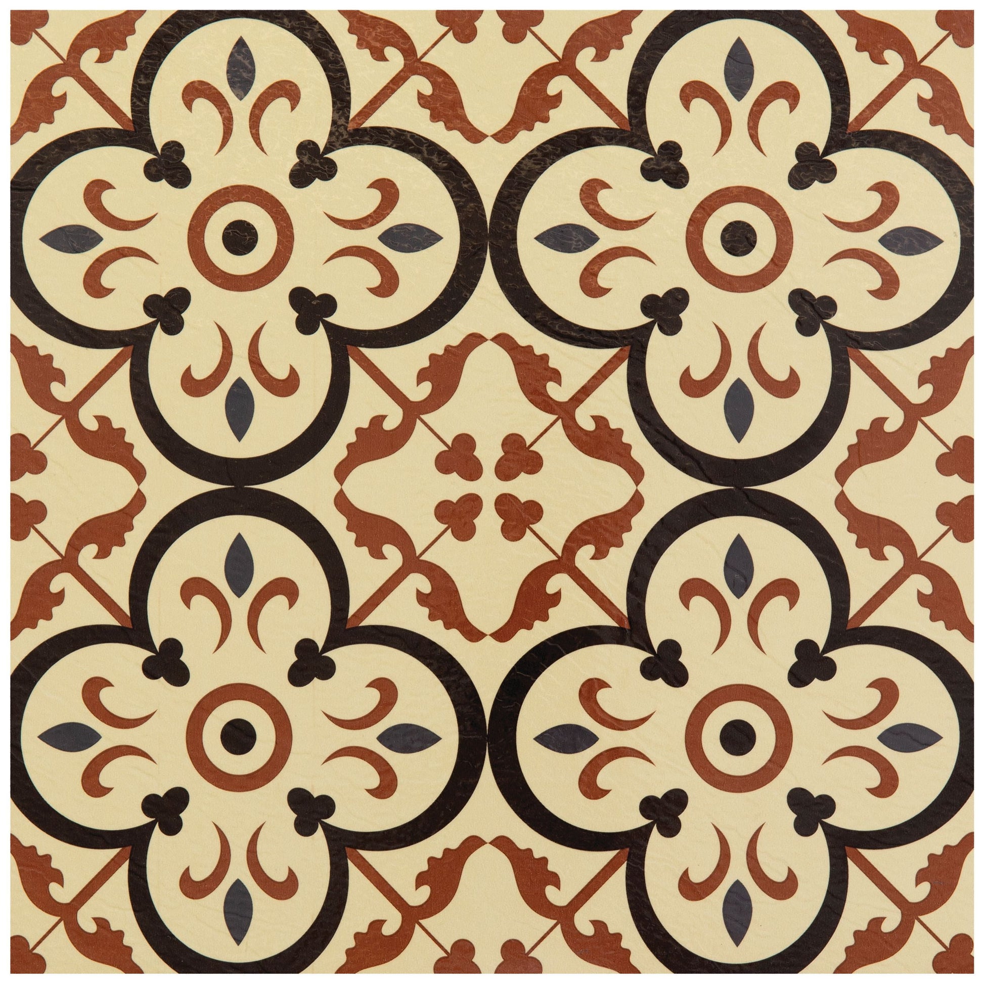 Achim Retro Self Adhesive Vinyl Floor Tile - 20 Tiles/20 Sq. ft., 12 x 12, Burch