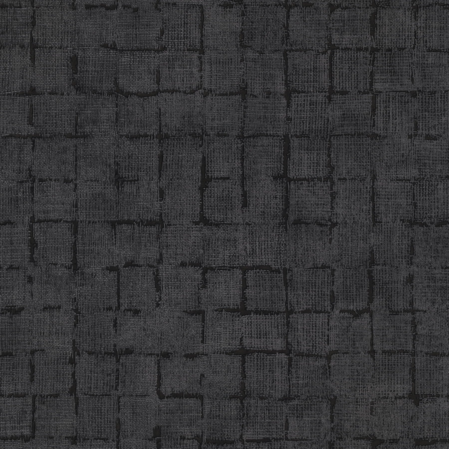 Advantage Blocks Charcoal Checkered Wallpaper