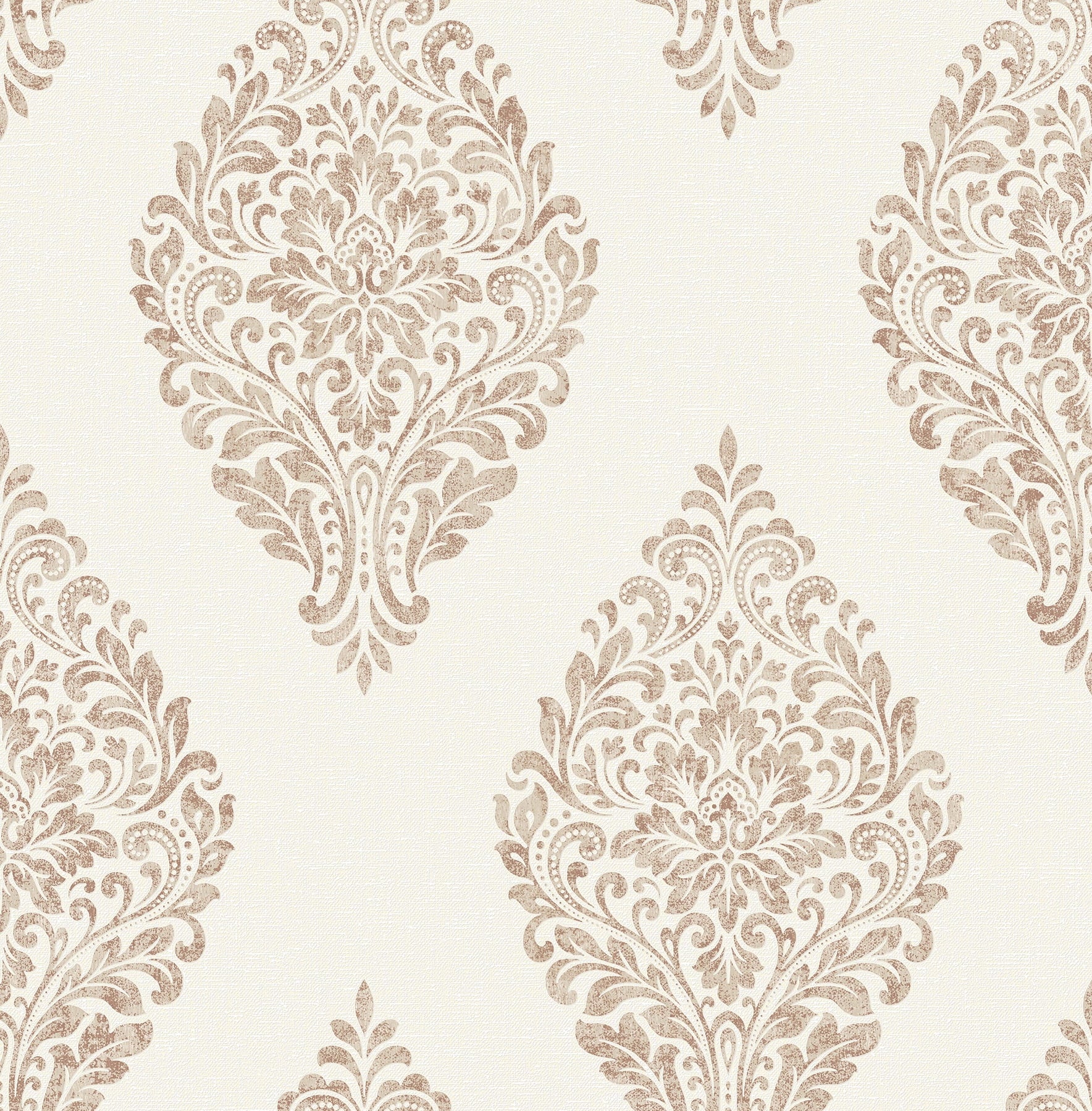 Advantage Gillian Copper Medallion Wallpaper