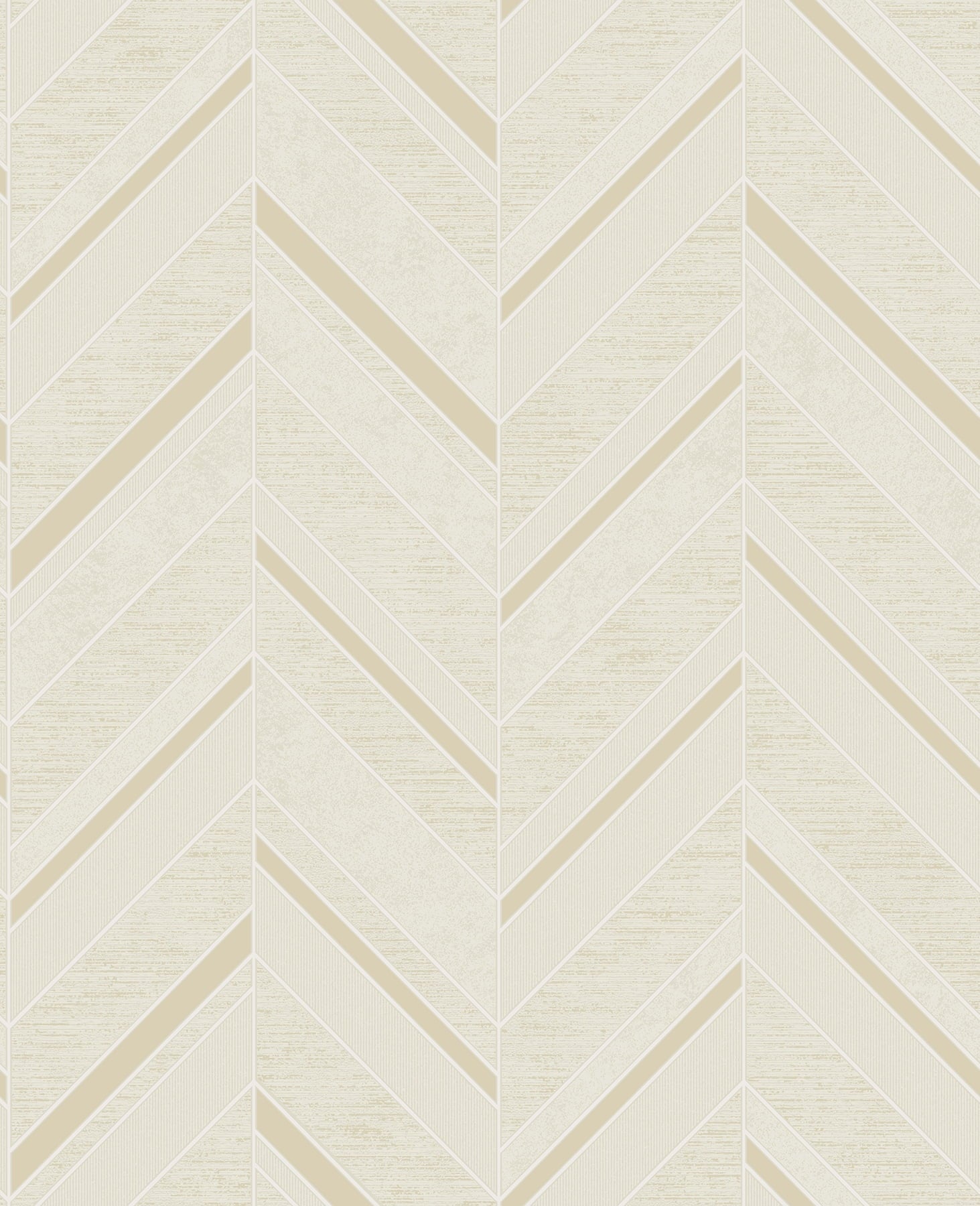 Advantage Punta Mita Cream Chevron Wallpaper
