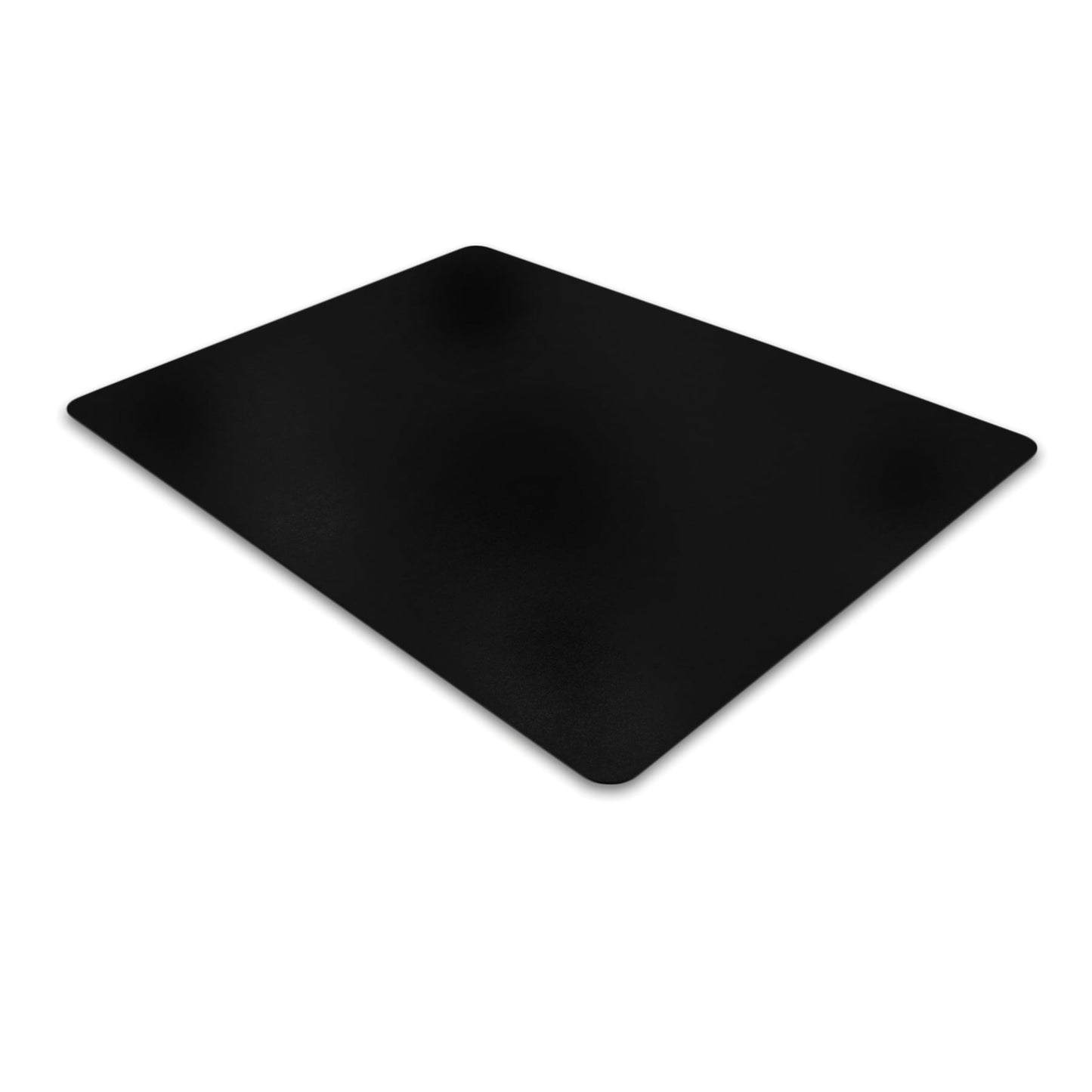 AdvantagematÂ® Black Vinyl Rectangular Chair Mat for Carpets - 48" x 60"