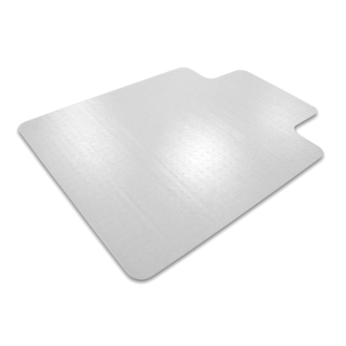 AdvantagematÂ® Vinyl Lipped Chair Mat for Carpets up to 3/8" - 45" x 53"