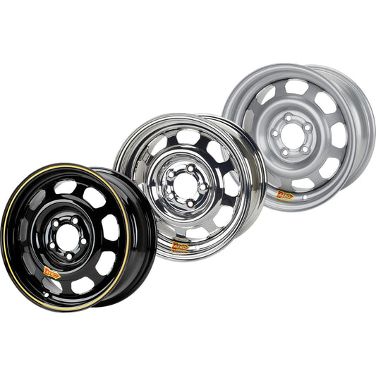 Aero 44-175055 44 Series Sport Compact IMCA Wheel, 14x7, 5x100 mm