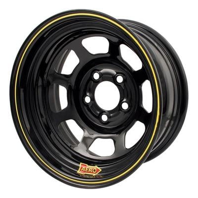 Aero Race Wheels 50-104550, 15X10 5In. 4.50 Black Performance Racing Parts