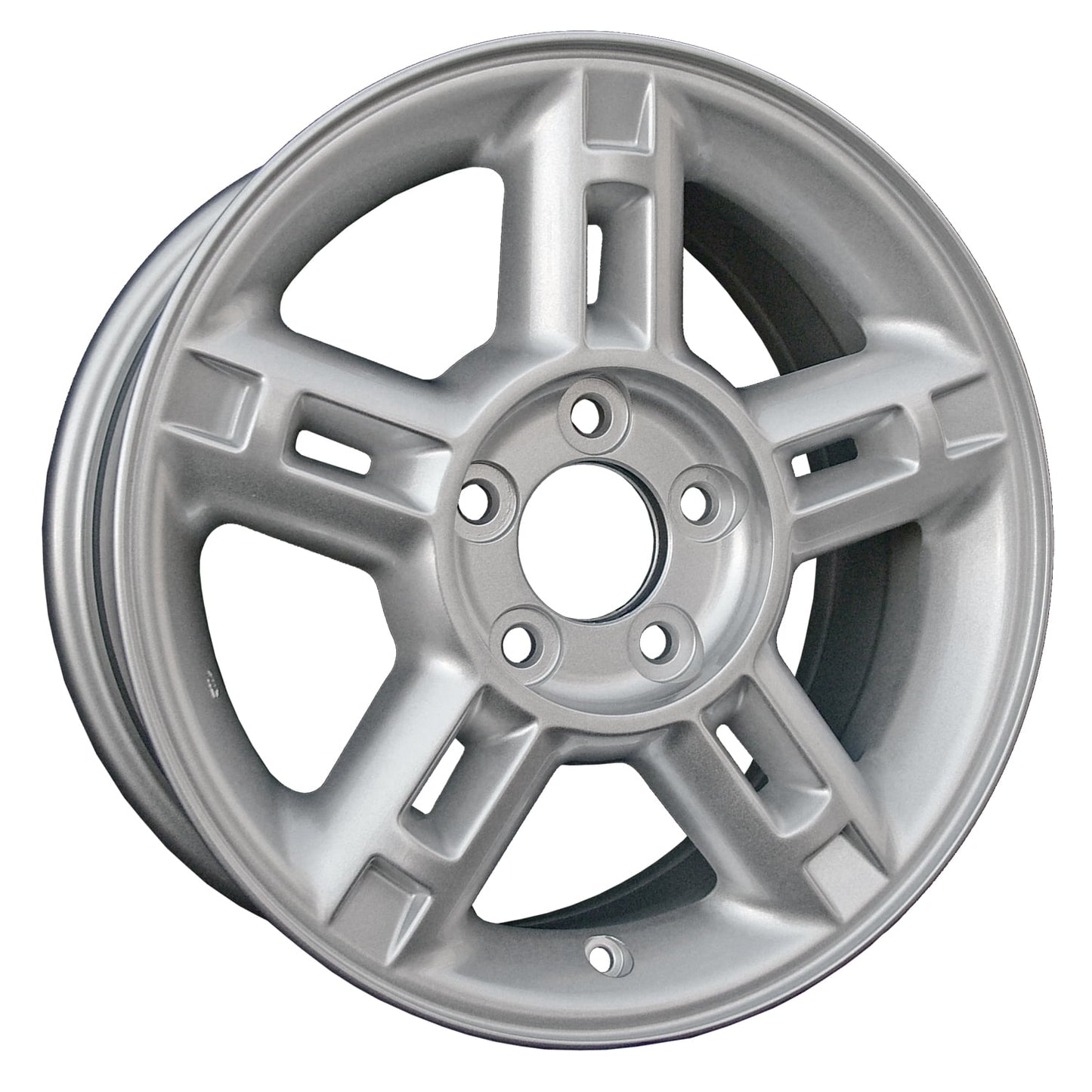 Aftermarket 2002-2005 Ford Explorer  16x7 Aluminum Alloy Wheel, Rim Sparkle Silver Full Face Painted - 3450