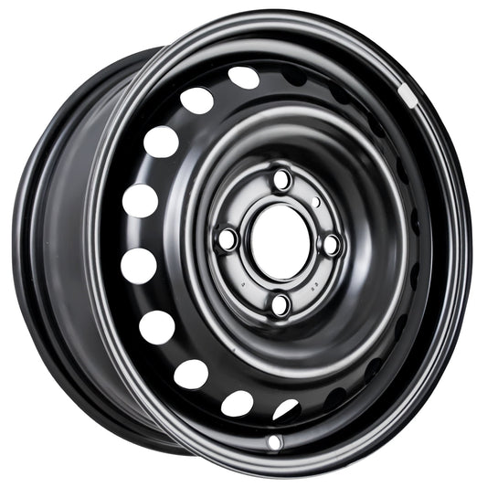 Aftermarket 2007-2012 Nissan Versa 15x5.5 Steel Wheel, Rim Black Full Face Painted - 62509
