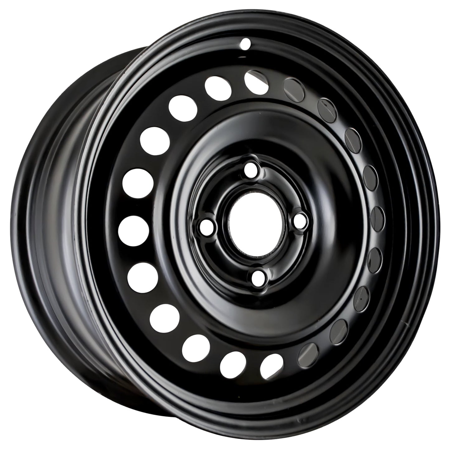 Aftermarket 2007-2013 Nissan Sentra 16x6.5 Steel Wheel, Rim Flat Black Full Face Painted - 62473