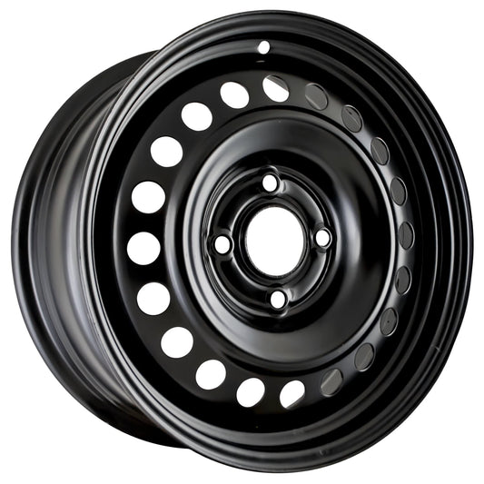 Aftermarket 2007-2013 Nissan Sentra 16x6.5 Steel Wheel, Rim Flat Black Full Face Painted - 62473
