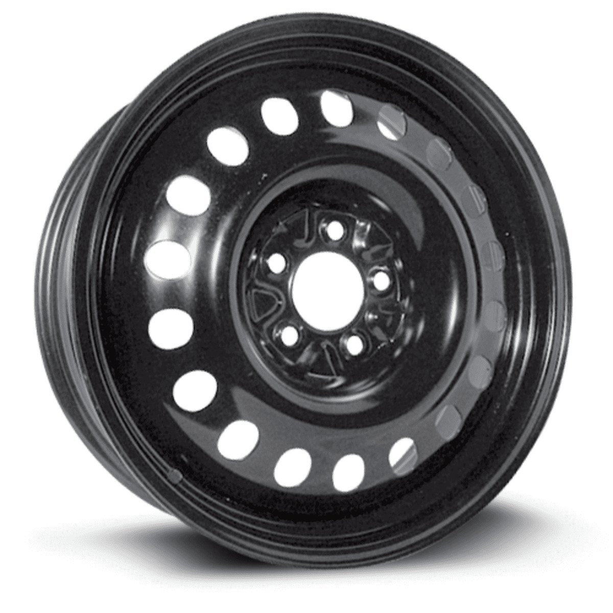 Aftermarket Steel Rim 18X7, 5X114.3, 71.5, +42, black finish (MULTI APPLICATION FITMENT) X48827
