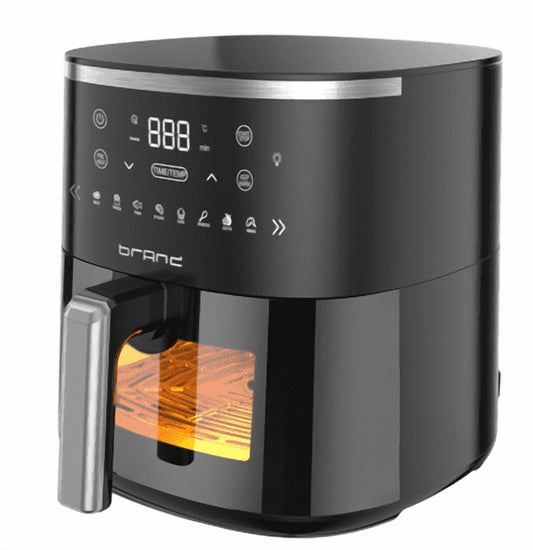 Air Fryer with 4.20L/4.75L Capacity, Adjustable Temperature 60-200?, 8 Cooking Presets, Non-Stick Coating, Dishwasher Safe, Matte Finish