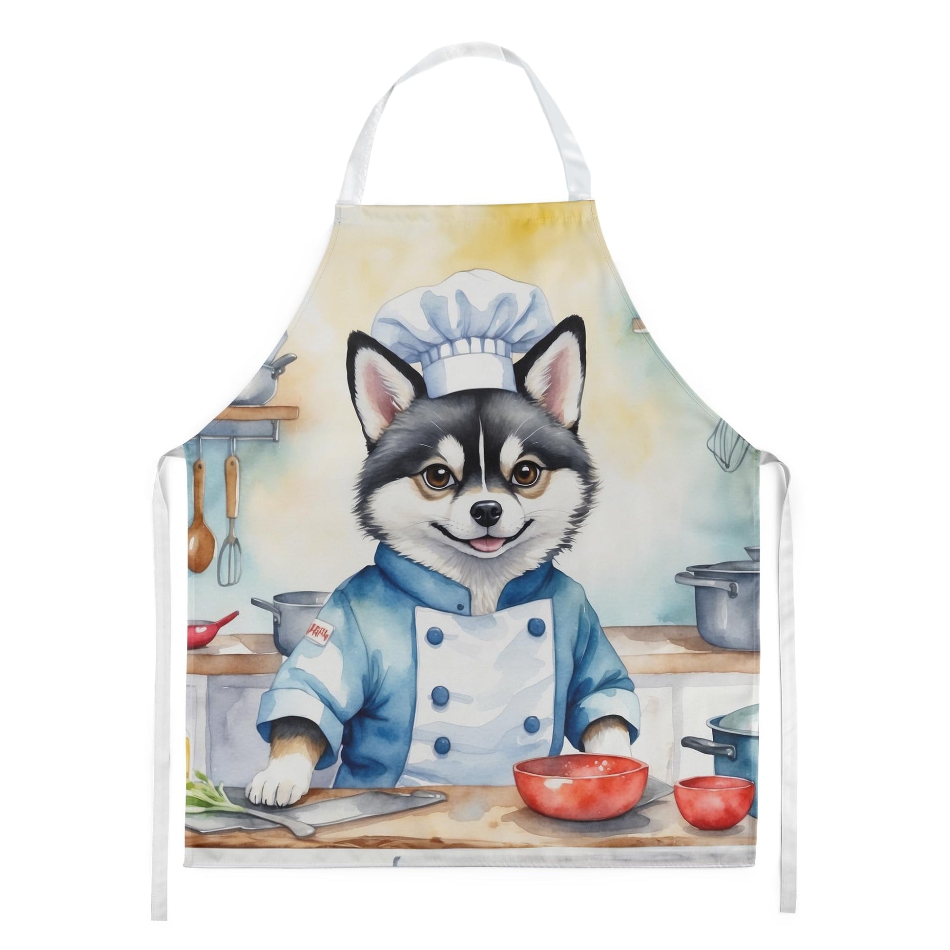Alaskan Klee Kai The Chef Apron 27 in x 30 in