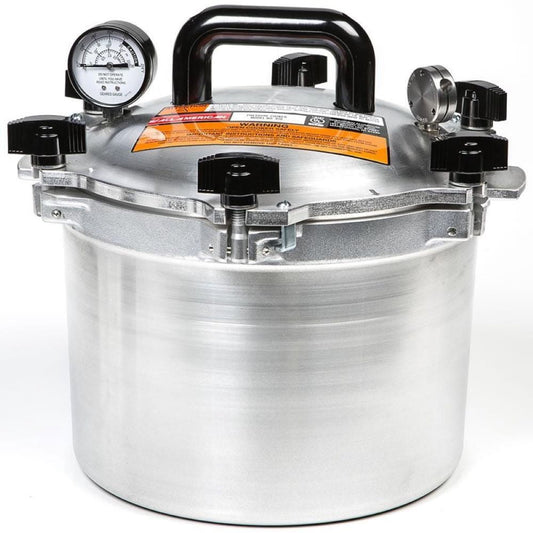 All American Canner Pressure Cooker, 10.5 Qt., Silver