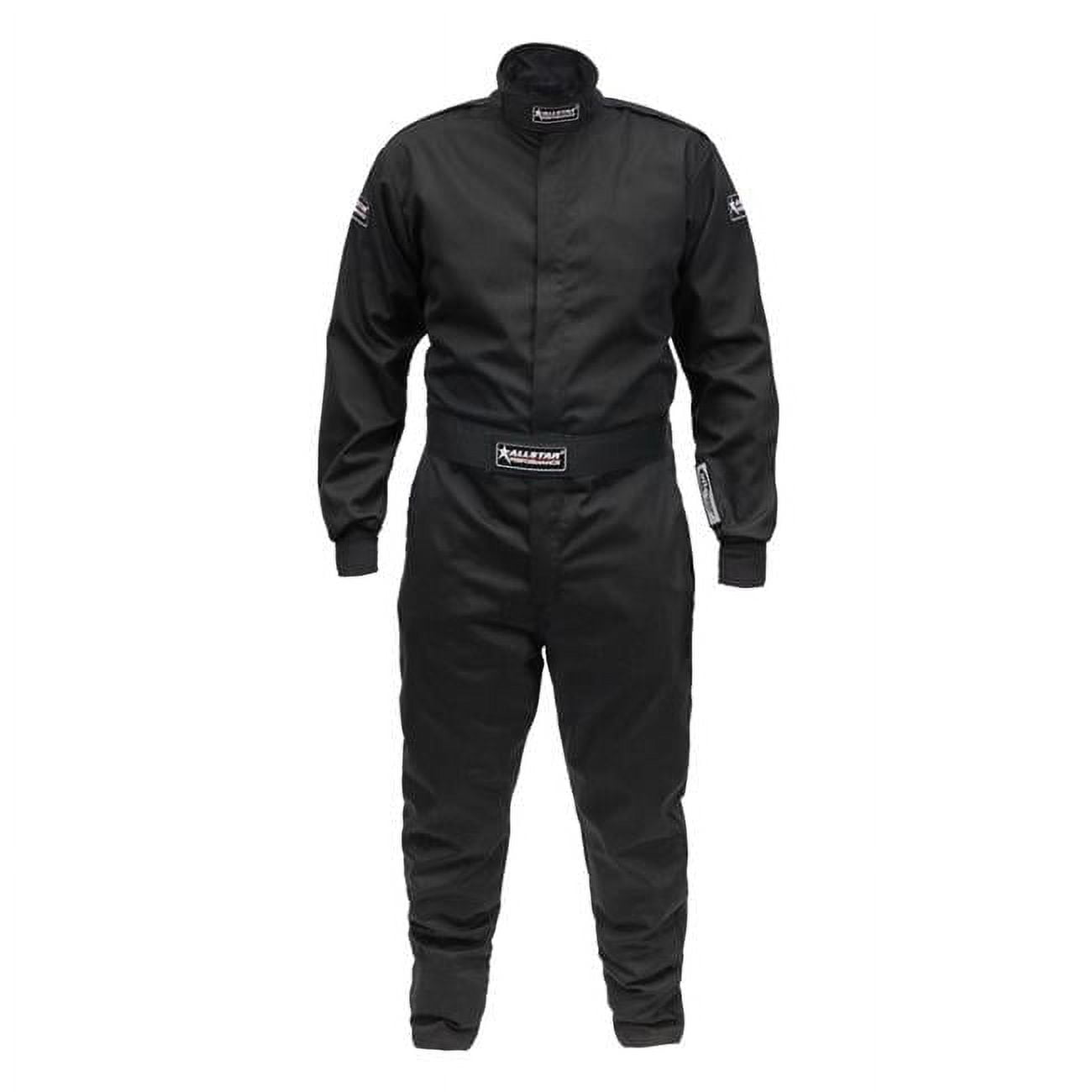 Allstar Performance ALL931016 SFI 3.2A-1 Single Layer Racing Suit, Black - 2XL
