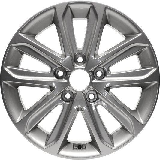 Aluminum Wheel Rim 16 inch for 14-16 Hyundai Elantra 5 Lug Silver
