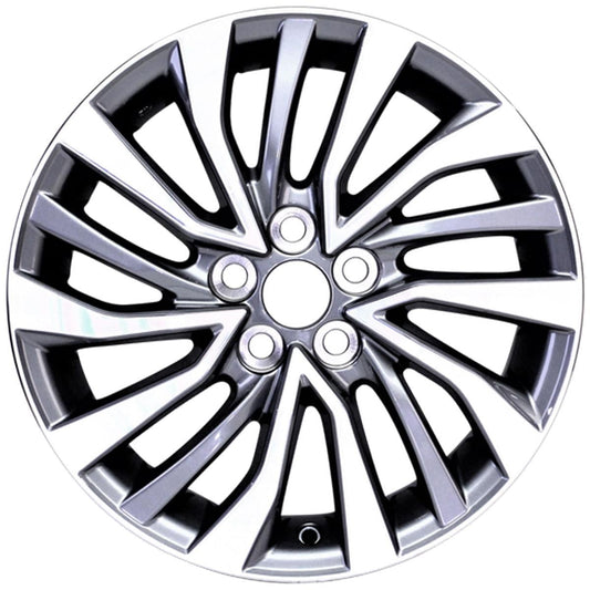 Aluminum Wheel Rim 16 inch for Toyota Corolla 2017-2019 5 Lug Gray Inlay