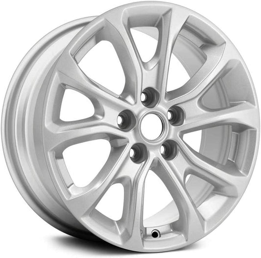 Aluminum Wheel Rim 17 inch for Chevy Equinox 18-19 5 Lug Silver