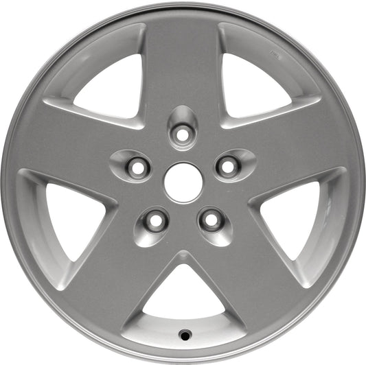 Aluminum Wheel Rim 17 inch for Jeep Wrangler 07-16 5 Lug Silver