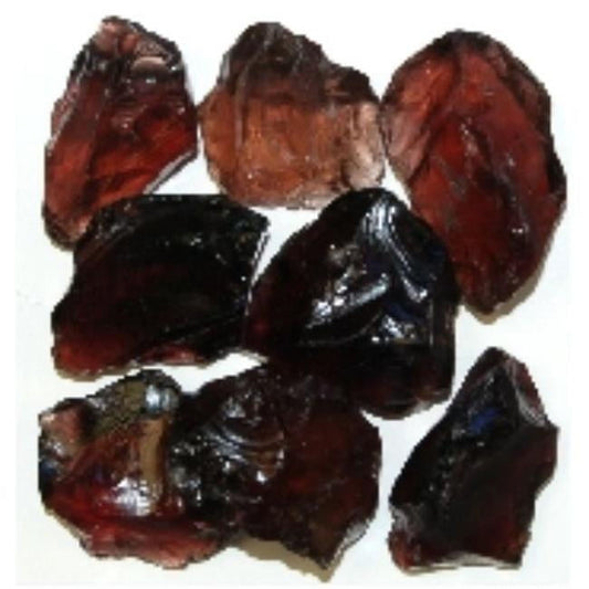 American Specialty Glass LPURPLEM-50 Recycled Chunky Glass, Purple - Medium - 0.5-1 in. - 50 lbs