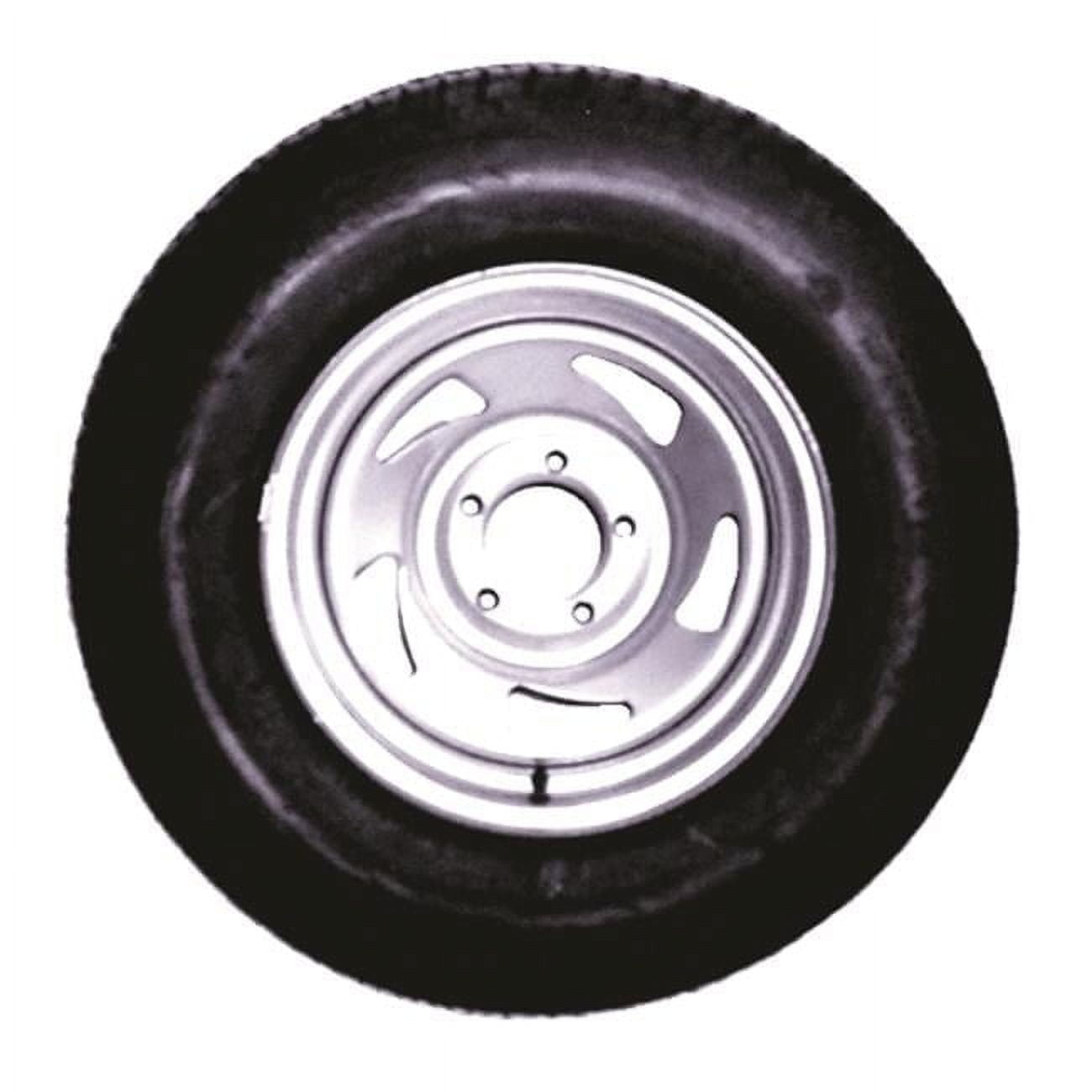 Americana Tire & Wheel 31967 Karrier ST175 & 80R13 Radial Tire & Wheel - Painted Silver Directional Rim