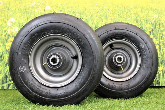 Antego Tire and Wheel (Set of 2) Gravely Ariens Pneumatic 13x6.50-6 Dark Gray Assemblies replaces 07101110 fits Pro Turn 148, 152 and 160