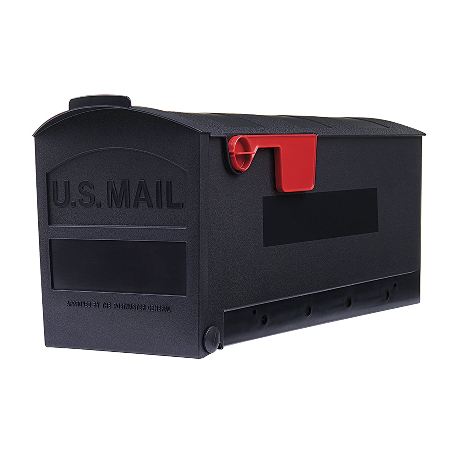 Architectural Mailboxes Patriot Plastic, Medium, Post-Mount Mailbox in Black