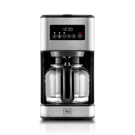 Aroma Tocco Plus 12 Cup Hot and Iced Drip Coffee Maker with Glass Carafe and Touch Control Display, Black