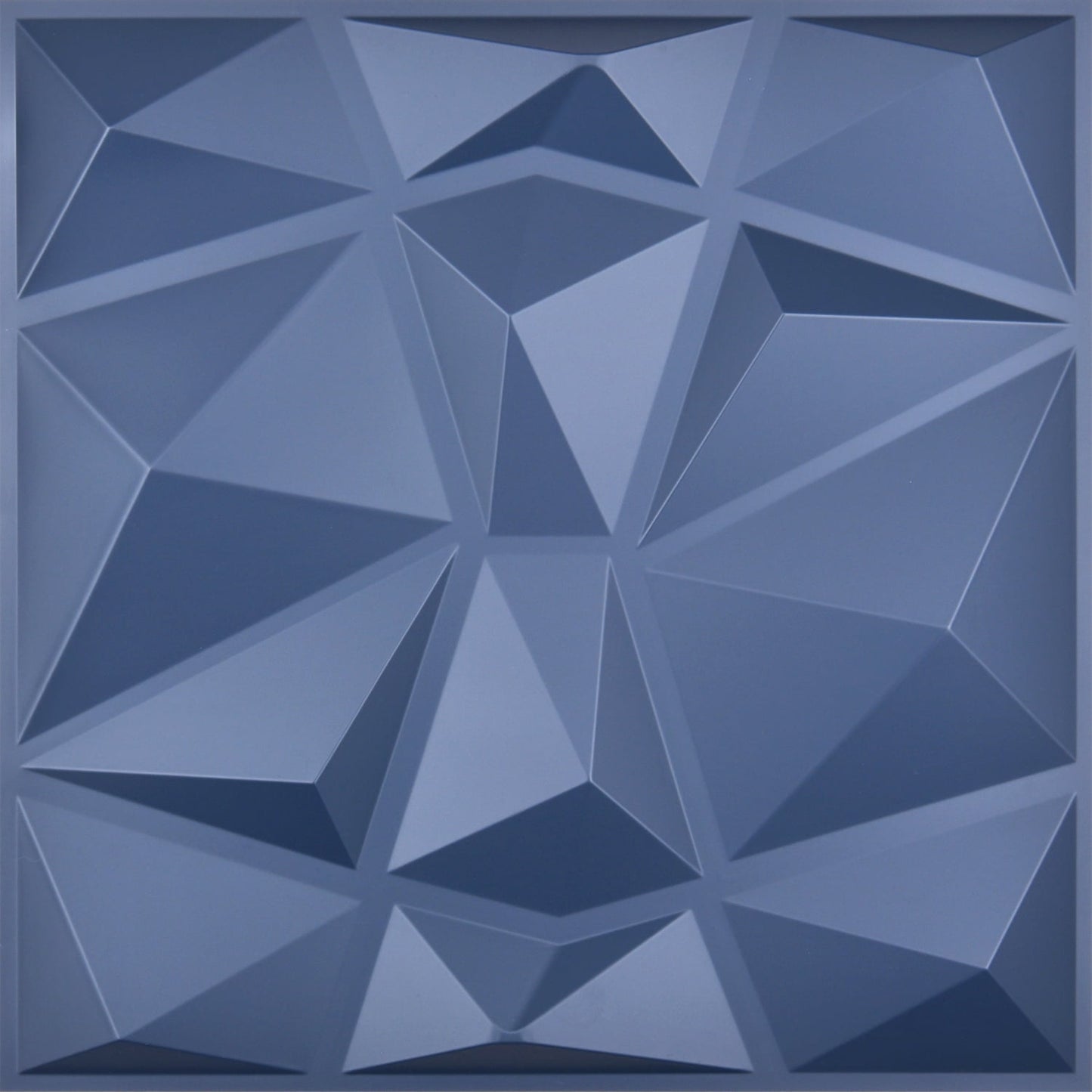 Art3d 3D Paneling Textured 3D Wall Design  Black Diamond  19.7" x 19.7" (12 Pack)