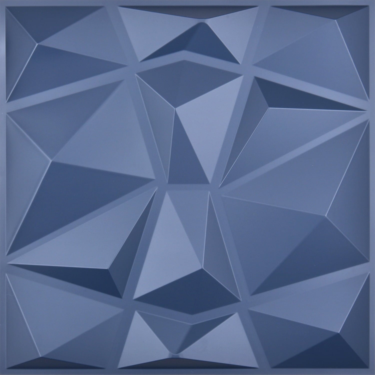 Art3d 3D Paneling Textured 3D Wall Design  Black Diamond  19.7" x 19.7" (12 Pack)