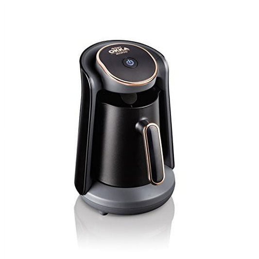 Arzum Okka Minio Automatic Turkish Coffee Maker, Black/Gold