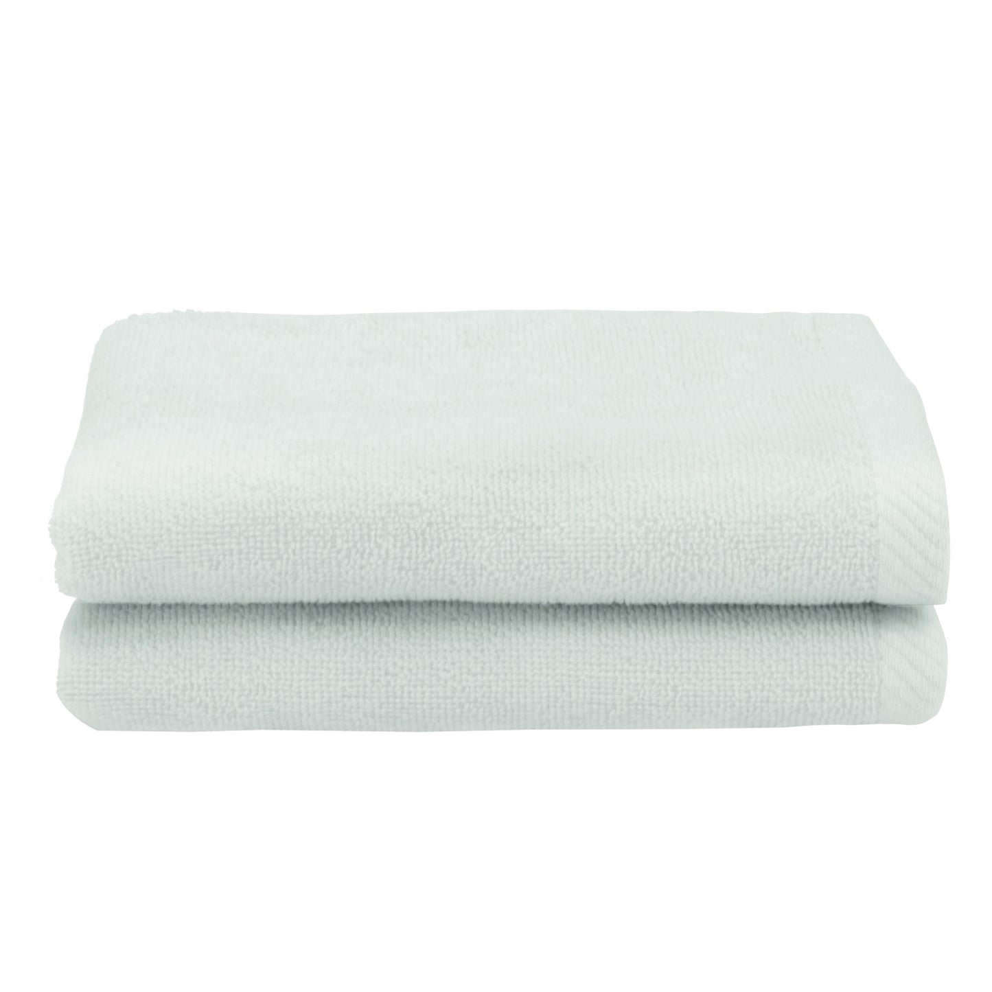 Authentic Hotel and Spa  100% Turkish Cotton Ediree Fingertip Towels - Set of 2 Aqua