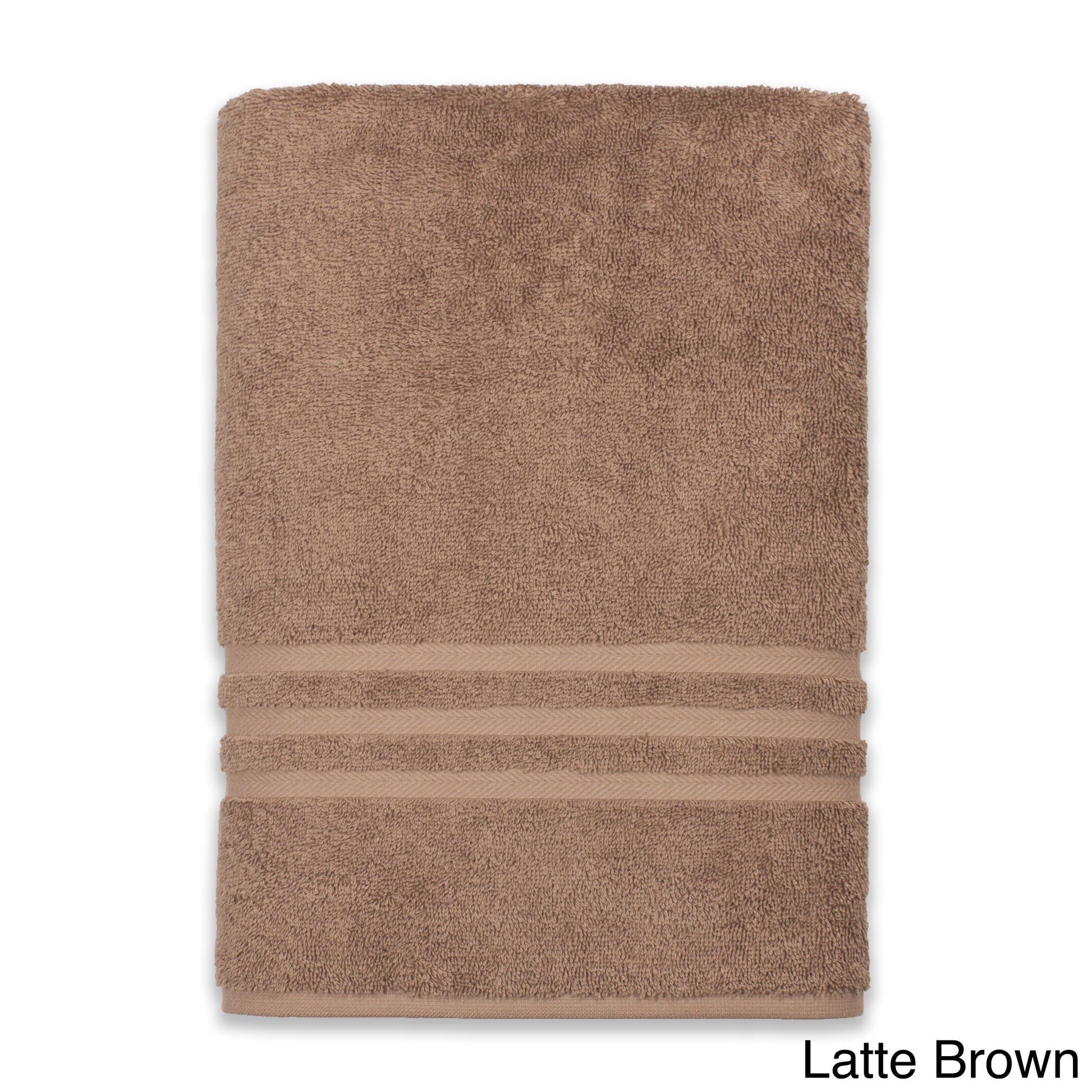 Authentic Hotel and Spa  Omni Turkish Cotton Terry Oversized Bath Sheet Latte