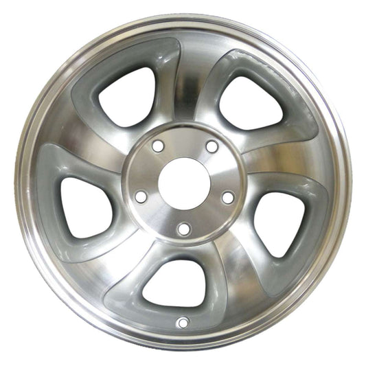 Auto Rim Shop New 15" Replacement Rim for GMC Sonoma 4x2 S15 Jimmy 4x2 S15 Truck 4x2 1998-2004 Wheel Machined with Silver 5063