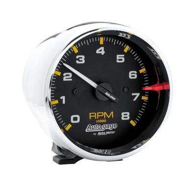 Autometer 2301, Chrome 8 000 Rpm Tach Aftermarket High Performance Parts