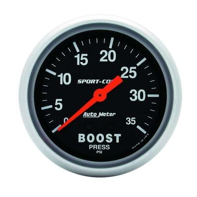 Autometer 3404, 2-5/8In Boost 35Psi Mech Aftermarket High Performance Parts