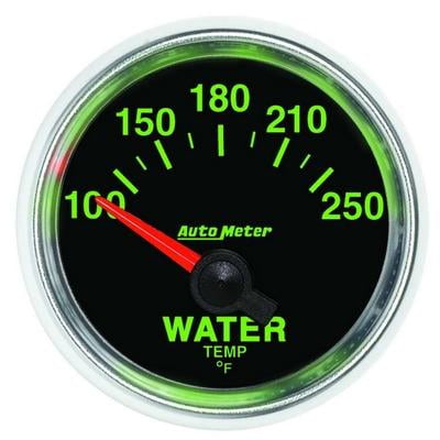 Autometer 3837, 2-1/16 Gs Water Temp Gauge - 100-250 Performance Racing