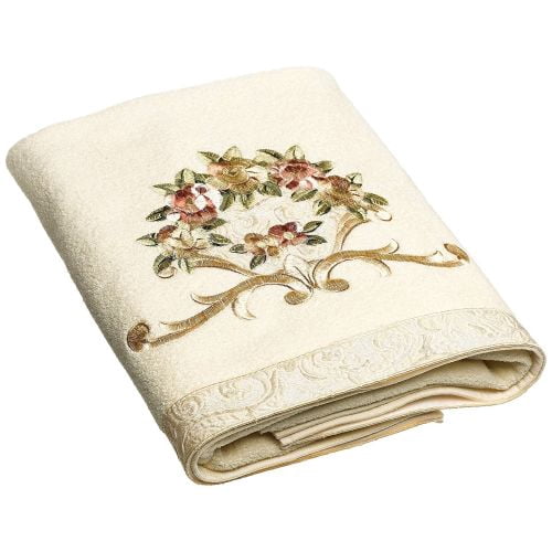 AvantiÂ® Rosefan Bathroom Collection, Natural, Fingertip Towel
