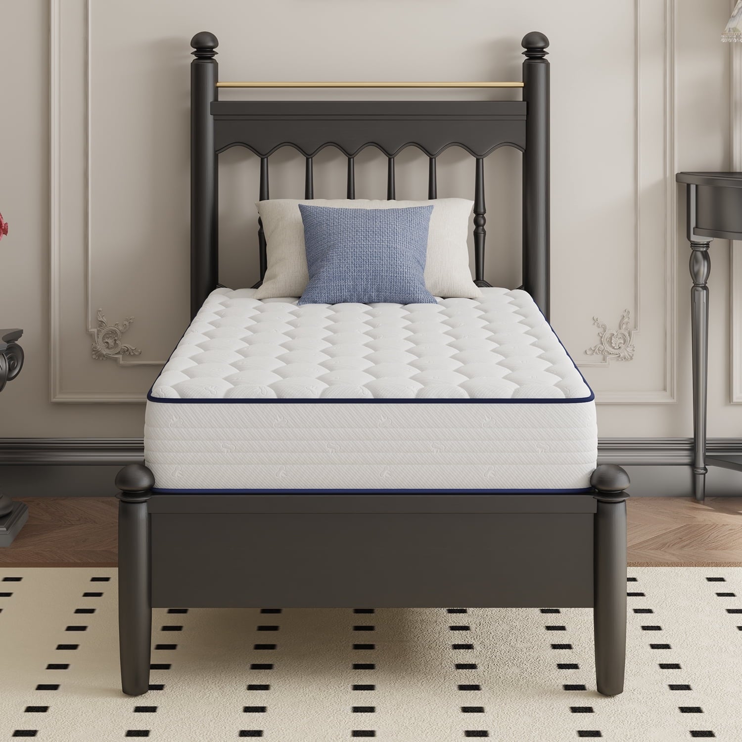 Avenco Pearl 8" Twin Size Medium Adult Supportive Innerspring Mattress