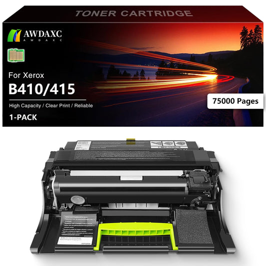 Awdaxc Compatible Toner Drum Holder for Xerox B410(With Chip),Suitable for B410/VersaLink B415 Printer,High Capacity:75000 Pages-013R00702