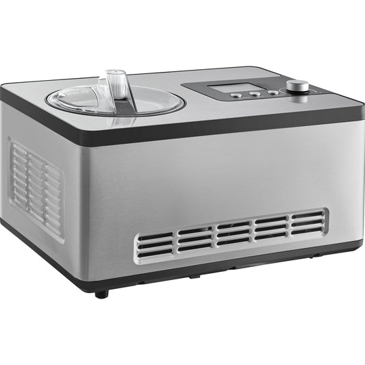 BENTISM 2 Quart Automatic Ice Cream Machine Electric Yogurt Gelato Make Silver