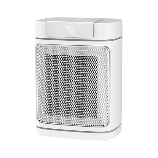 Better Homes & Gardens Calentador Digital ElÃ©ctrico de CerÃ¡mica de 1500W con Enchufe ALCI, Blanco