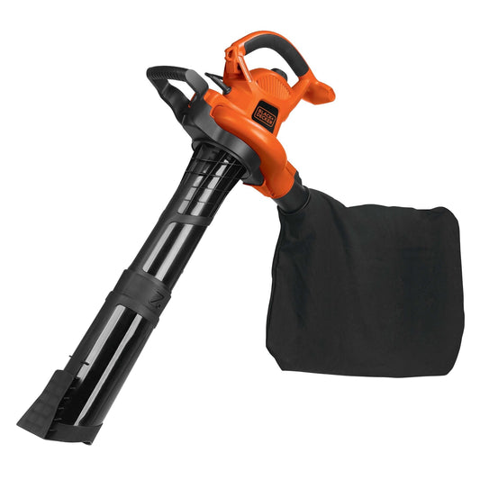 BLACK+DECKER Leaf Blower & Leaf Vacuum, 3-in-1, 12-Amp, 250-MPH, 400-CFM, BV6000