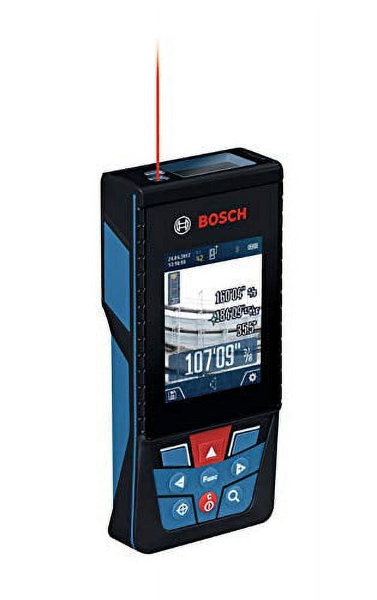 BOSCH GLM400C Blaze Outdoor 400 ft Bluetooth Connected Laser Measure with Camera and AA Batteries