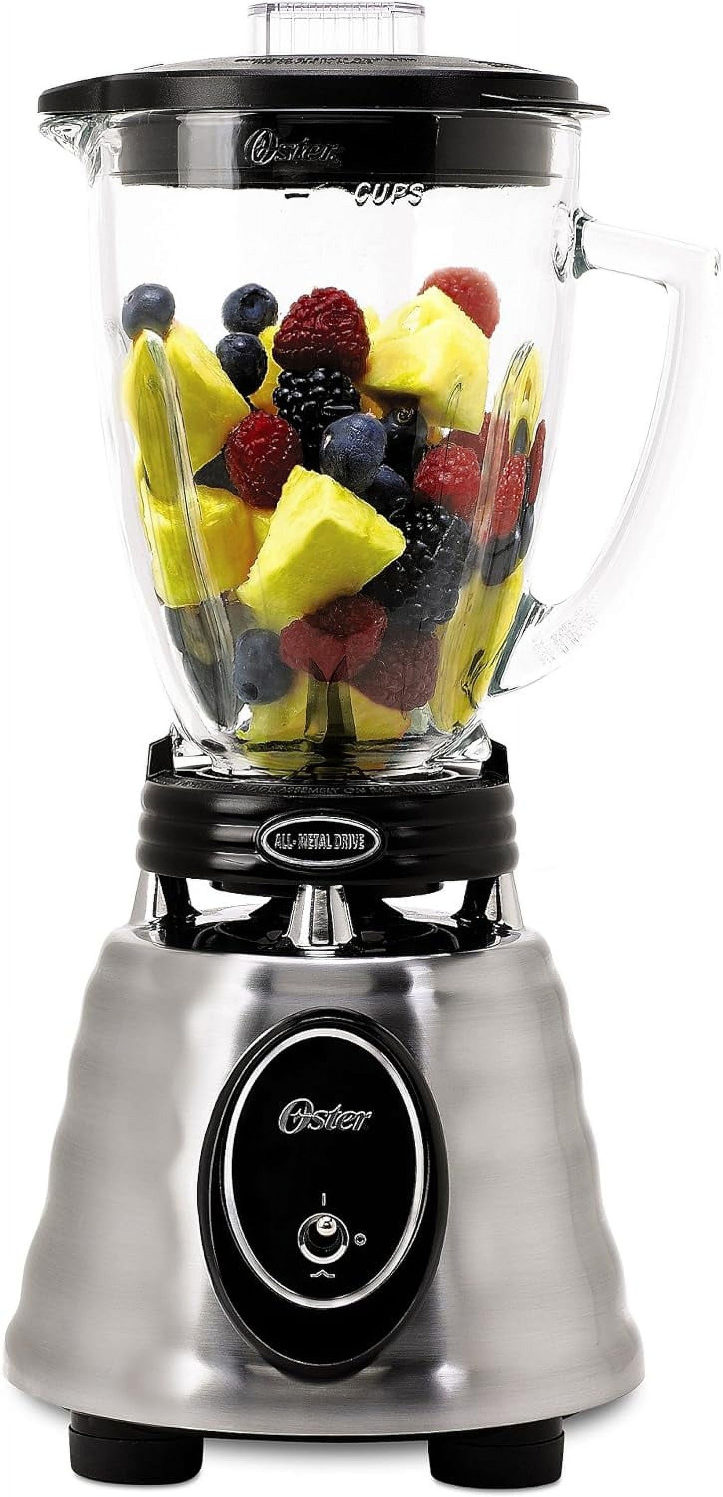 BPCT02-BA0-000 6-Cup Glass Jar 2-Speed Toggle Beehive Blender, Brushed Stainless